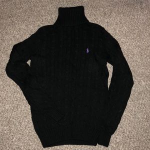Ralph Lauren Cable Knit Turtleneck Sweater
